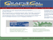 Tablet Screenshot of graphi-cal.com